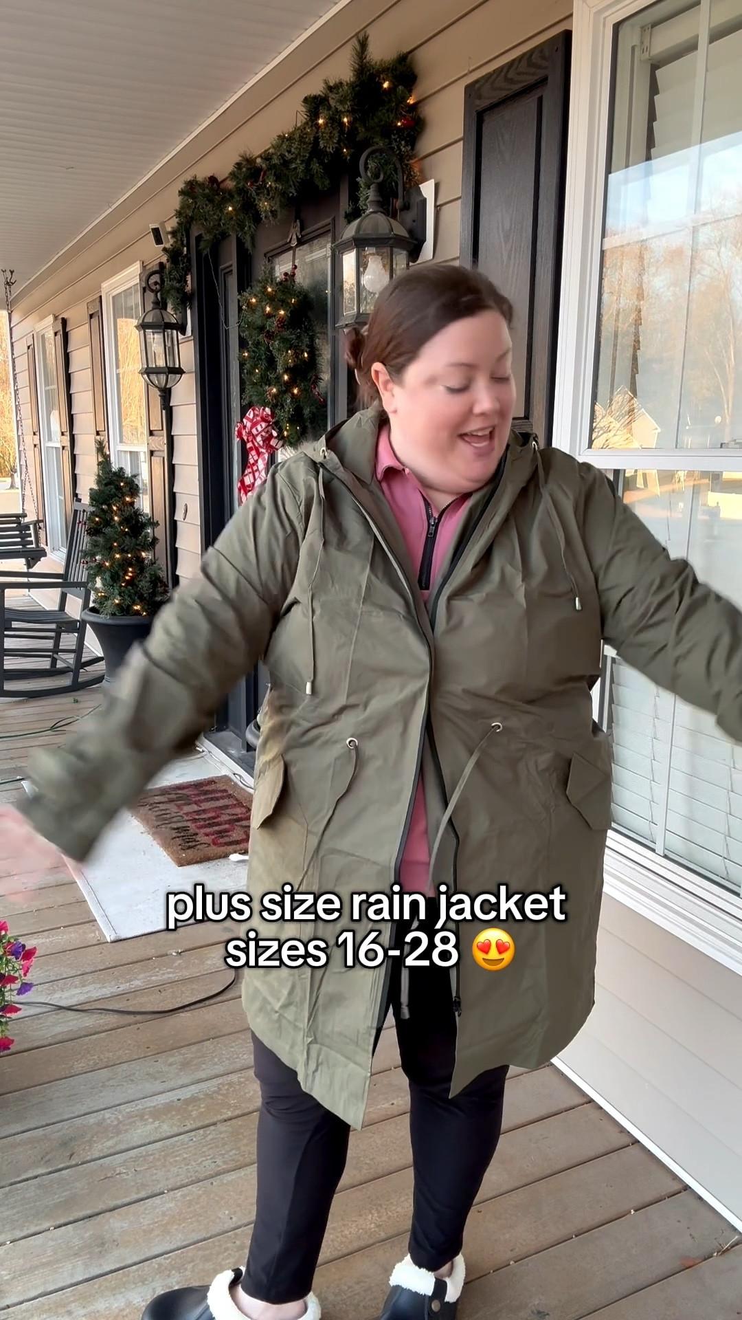 #plussize #rainjacket #coat

#LTKPlusSize #LTKootd #LTKSaleAlert