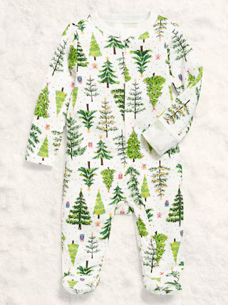 2-Way-Zip Sleep & Play Footed One-Piece for Baby | Old Navy (US)