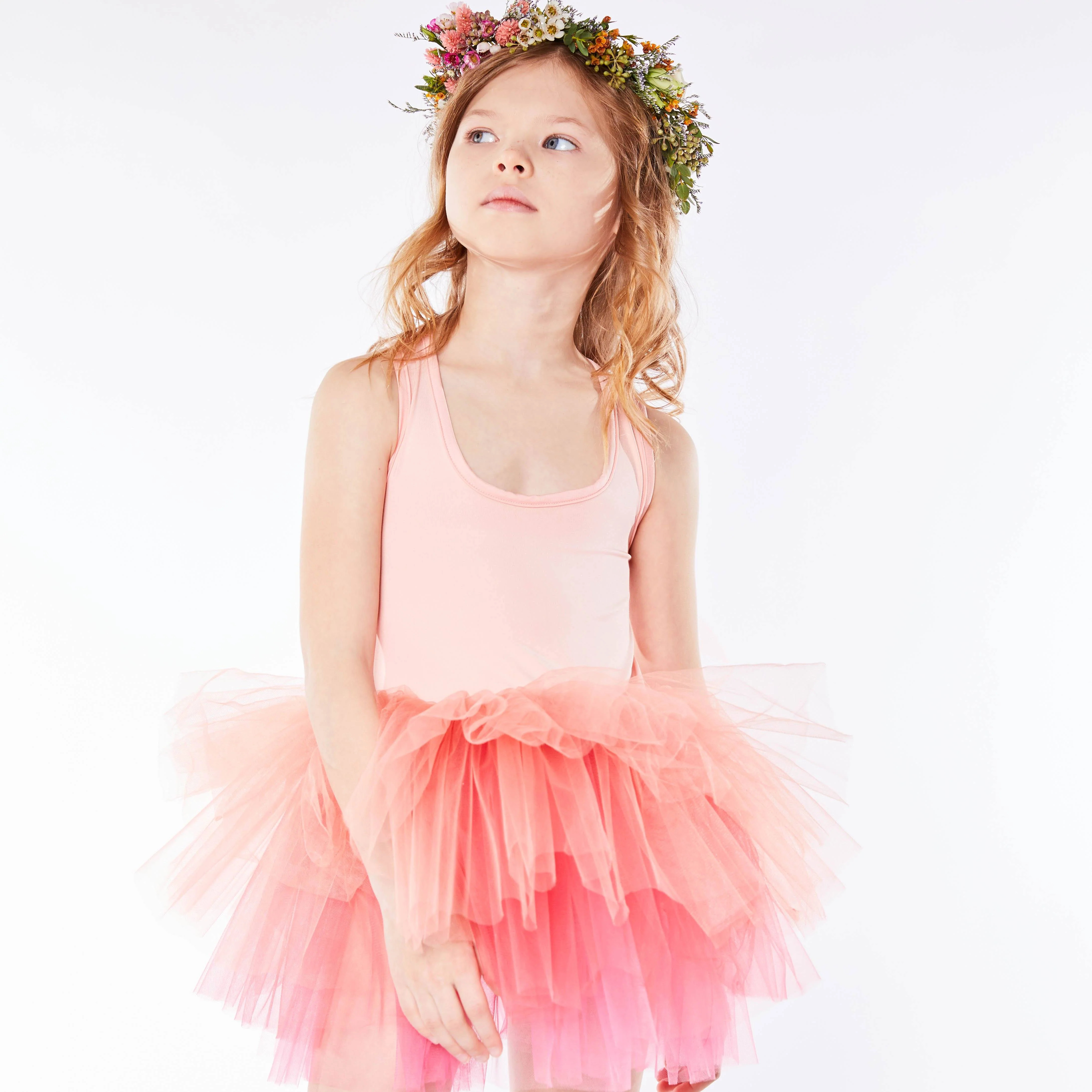 Ombre Tutu Leotard - Harper Coral | Project Nursery