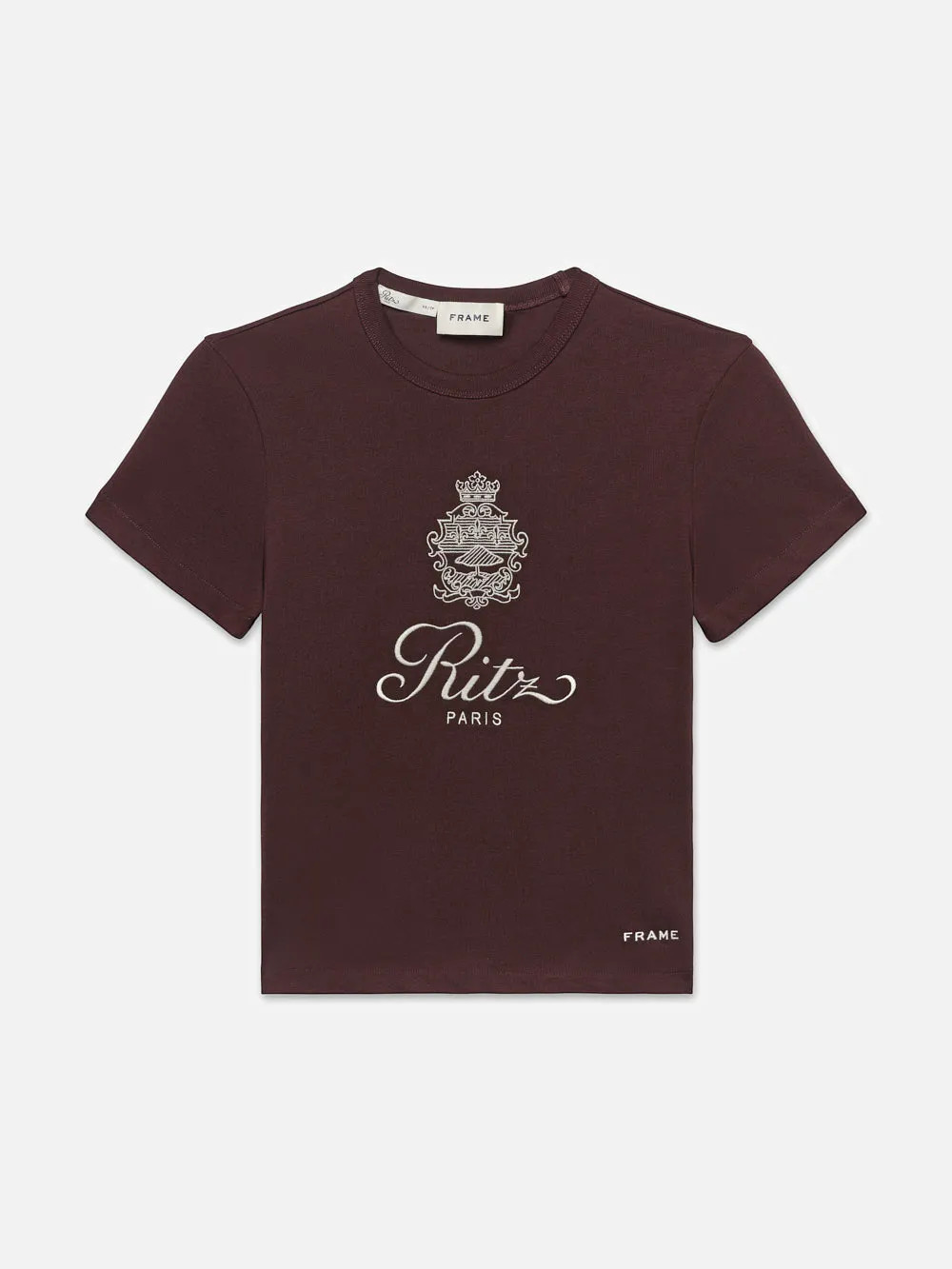Ritz Women's Tee  in  Bordeaux | Frame Denim