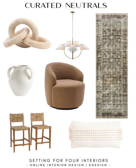 Curated neutrals. Designer picks.

Designer and True Color Expert®
Online Interior Design and Paint Color Services


Modern classic, modern organic,
design inspo, room design, refresh, redesign, remodel

Decor, Loiloi rug, Pottery Barn, Visual comfort, lighting, chandelier, pendant, swivel chair, boucle, shearling, pillow, link decor, counter stools, woven
