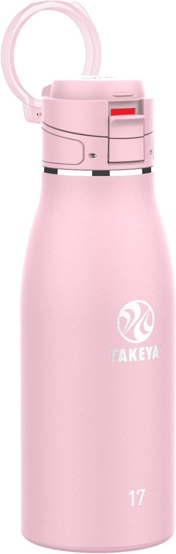 Takeya Traveler Insulated Coffee Mug, Leak Proof Lid, BPA Free, 17 Ounce, Blush | Amazon (US)