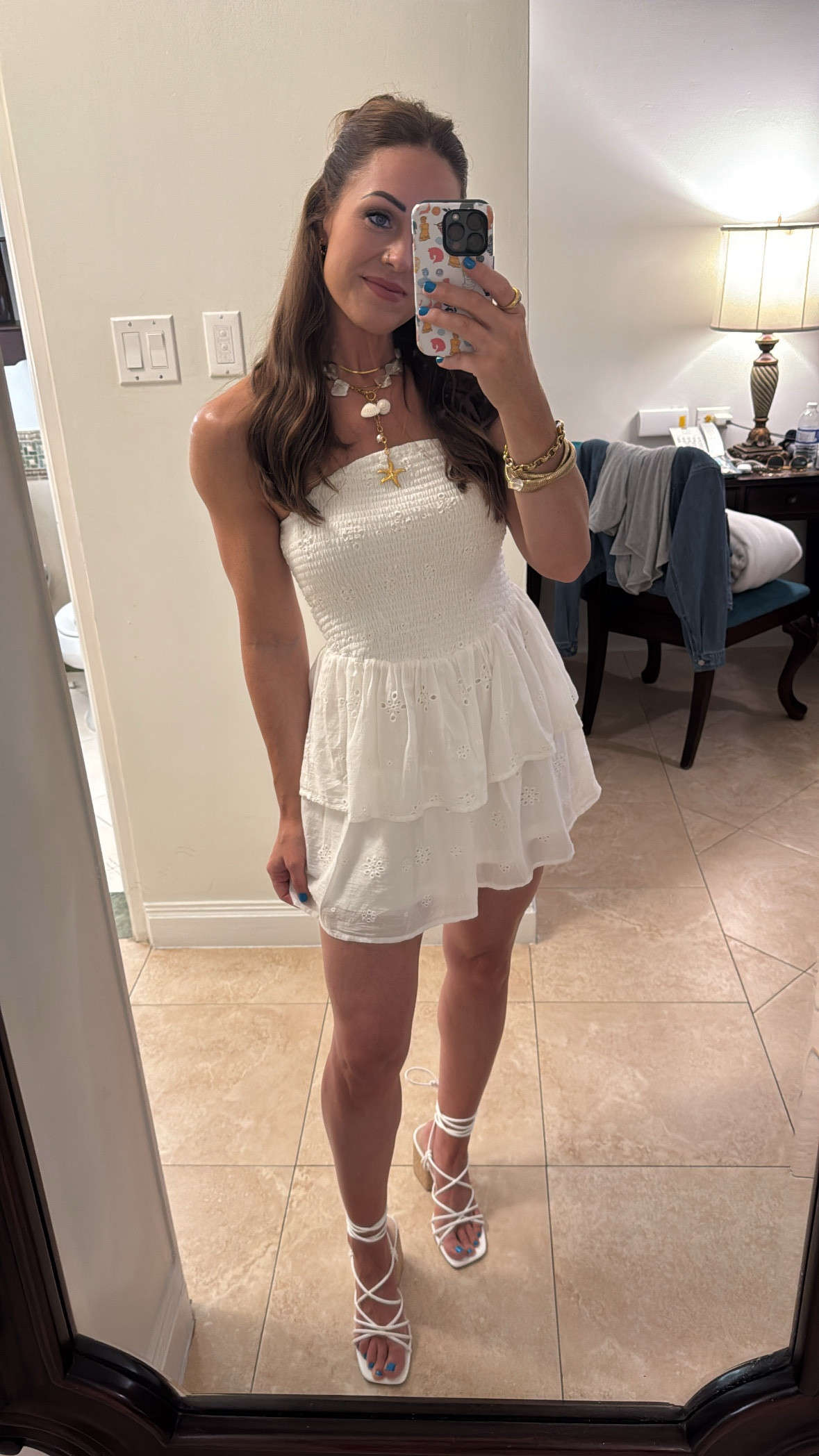 Date night white night resort wear beach vacation travel outfit white dress lace up white heels

#LTKSeasonal #LTKTravel #LTKFindsUnder50