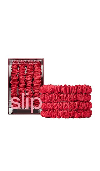 slip CHOUCHOUS SKINNY SCRUNCHIES en Rouge. Taille all. | Revolve Clothing (Global)