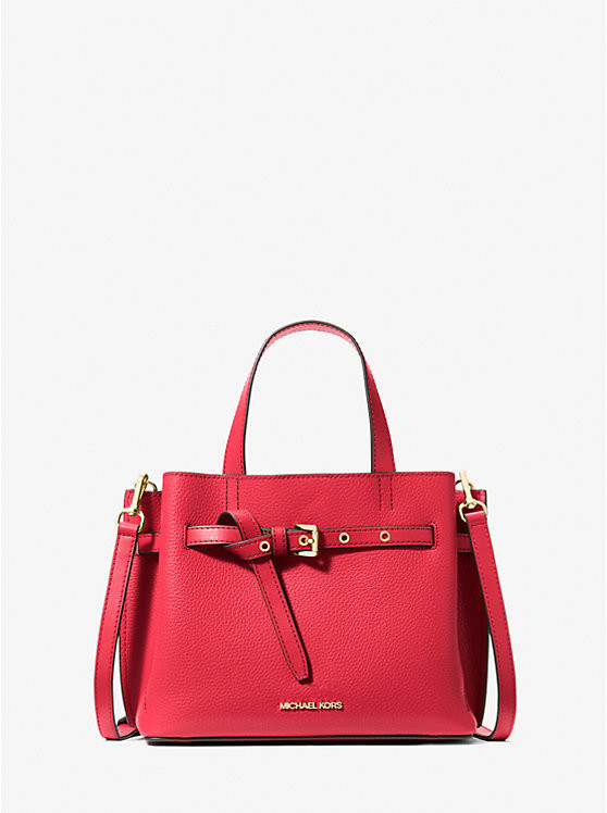 Emilia Small Pebbled Leather Satchel | Michael Kors US