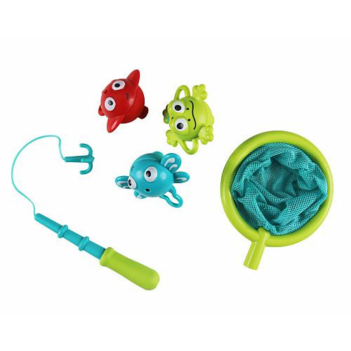 Hape Sea Creatures Fishing Set with Net and Detachable Fishing Pole Handle | HSN