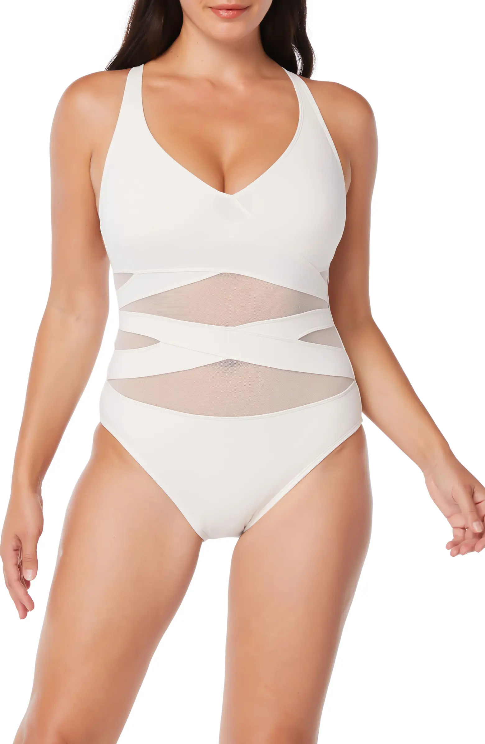 Don't Mesh with Me One-Piece Swimsuit | Nordstrom