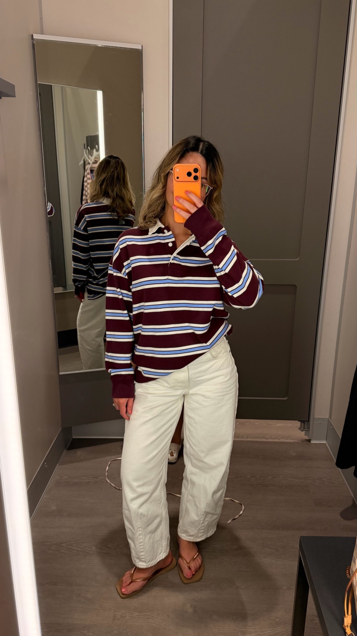 In SMALL 

#targetstyle #targetfinds #falltops #momstyle #outfits #targettryon #tryon #tryonhaul #affordablestyle #artizialookalike #momfinds #affordable #stripedtop #topsellers

#LTKmomlife #LTKSaleAlert #LTKootd