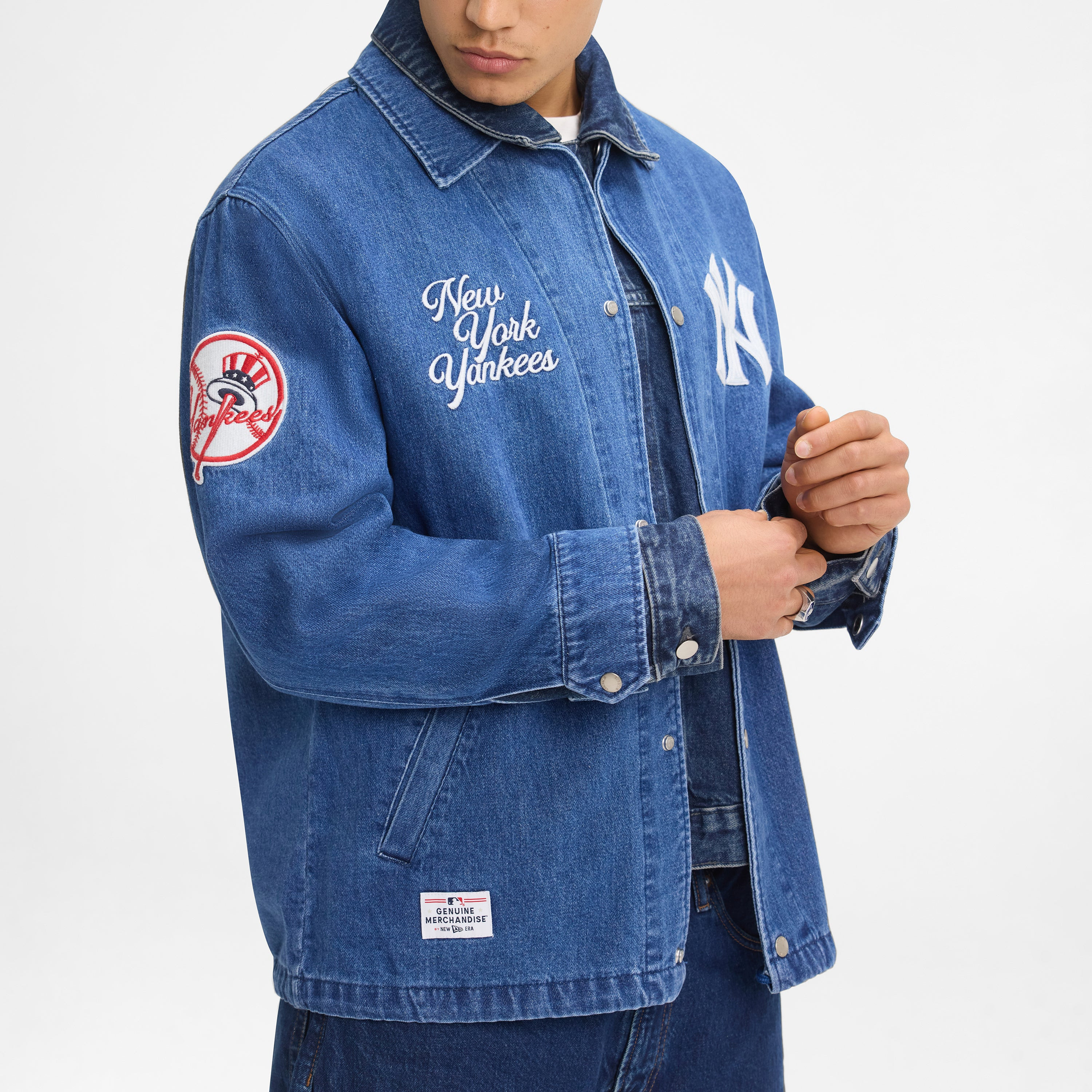 New York Yankees Denim Coach's Jacket | New Era