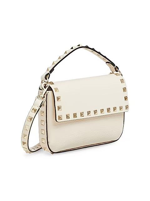 Rockstud Leather Pouch | Saks Fifth Avenue