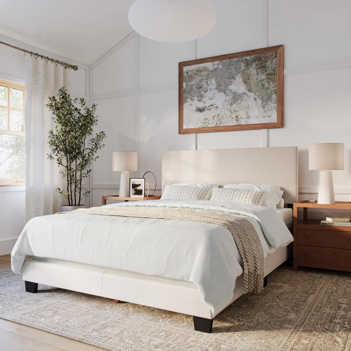 Arlea Upholstered Panel Bed | Wayfair North America