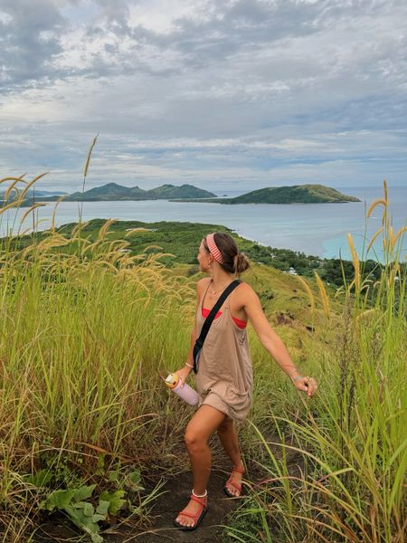 hiking day outfit🌾 

vacation outfit, summer outfit, dress, headband, tevas, sandals 

#LTKSeasonal #LTKActive #LTKtravel