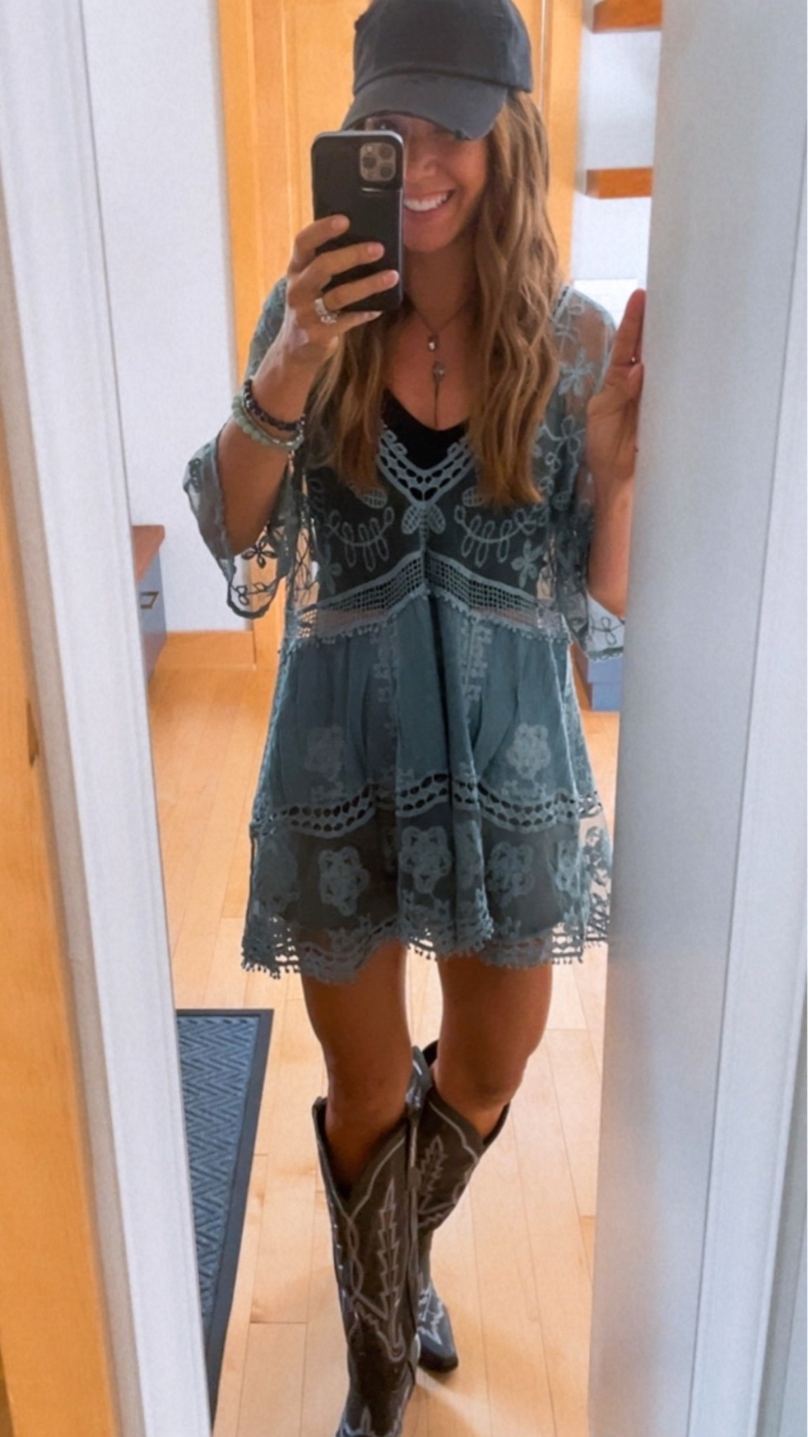One outfit, so many ways to wear it 🤠

This country festival look goes way beyond the concert. Style each piece again for everyday casual outfits, throw it on as a chic swim cover-up, or mix it with your favorite athletic staples for an effortless, on-the-go look. I’m all about buying pieces you’ll actually wear again and again! 

Tank: size 6
Coverup small
Shorts 25
Boots 8 (I should’ve sized down half a size)

#LTKootd #LTKOver40
