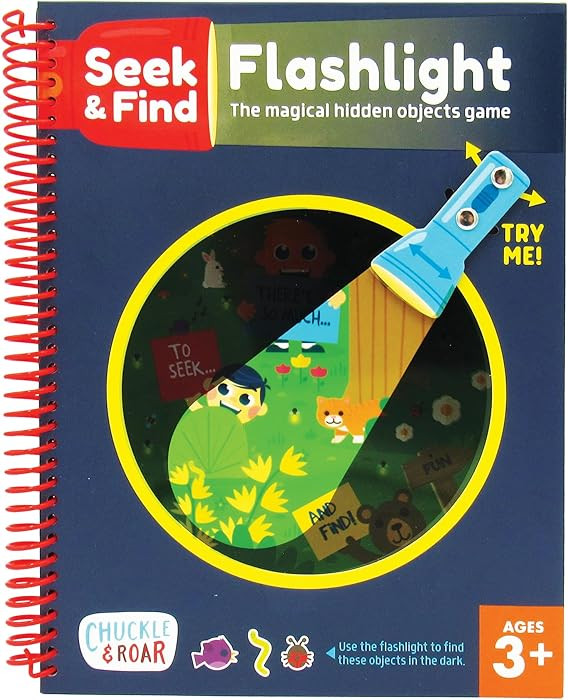 Chuckle & Roar Flashlight Seek & Find Adventure Book – Interactive Hidden Object Game with Flas... | Amazon (US)