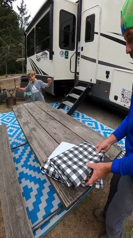 If you go camping you need this picnic table cover from Walmart 

#LTKhome #LTKtravel
