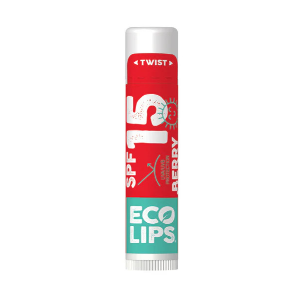 Classic Berry Broad Spectrum SPF 15 Sunscreen Lip Balm, 0.15 oz. | Eco Lips