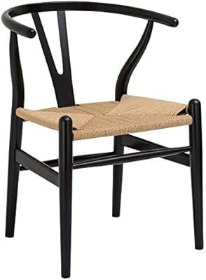 Poly and Bark Weave Chair in Black | Amazon (US)