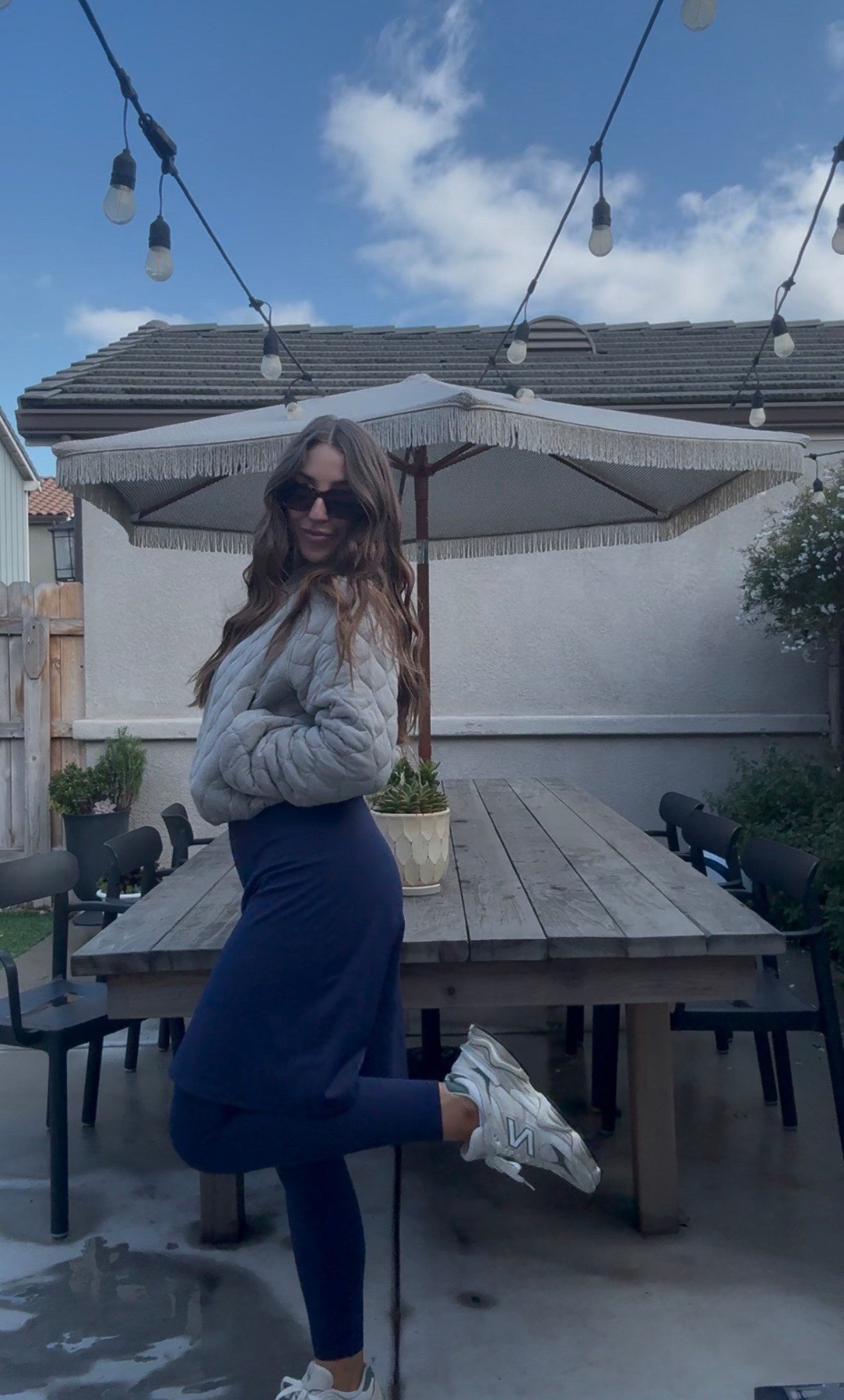Modest athletic OOTD 🤍 — absolutely love these skirts! 

#LTKgrwm #LTKdayinmylife #LTKootd