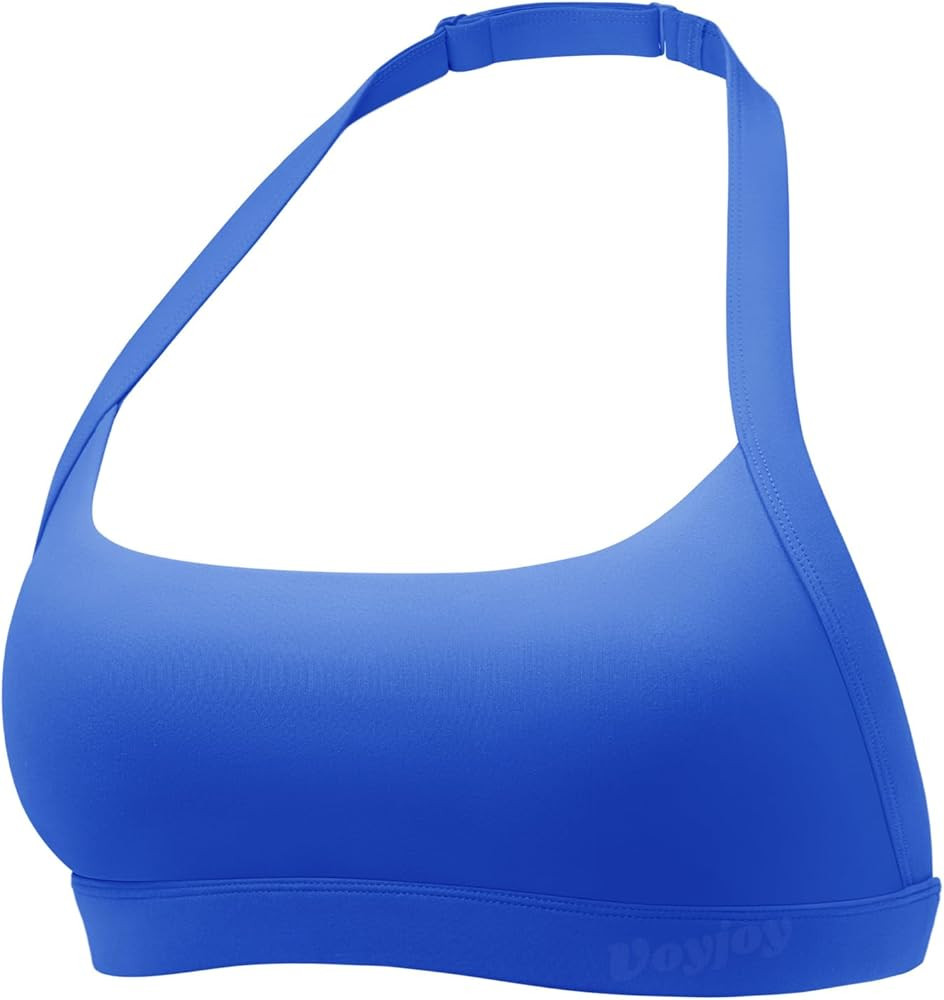 VOYJOY Sports Bras for Women Basic Wireless Bra Crop Workout Yoga Bra Sexy Tank Top | Amazon (US)