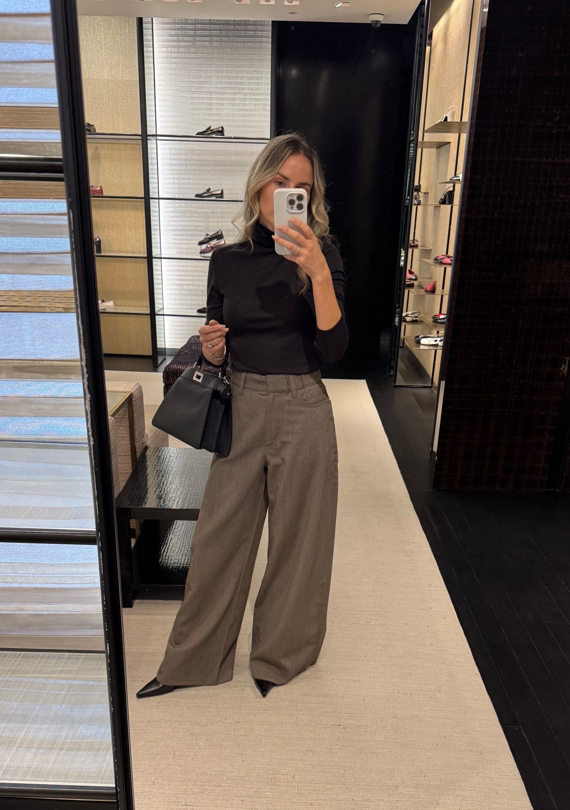 The perfect balance ➗ comfort (the waistband is stretchy) and smart with the clean line roll neck. Wearing my favourite bra that doesn’t show 👏 Took my usual sizes (XS on top, 34 trouser and S bra for a 32B/C) 

#LTKworkwear #LTKuk #LTKautumn