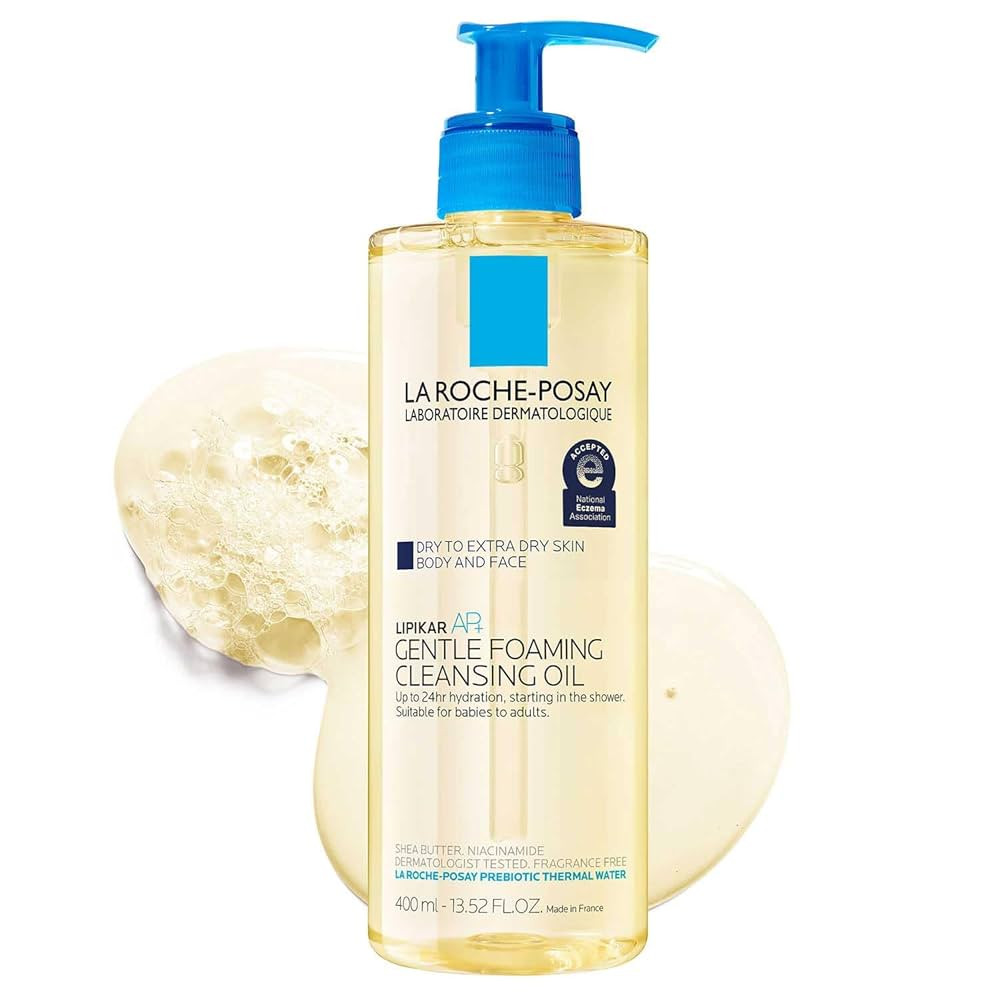 La Roche-Posay Lipikar AP+ Gentle Foaming Cleansing Oil, Gentle Oil Cleanser for Face and Body Fo... | Amazon (US)