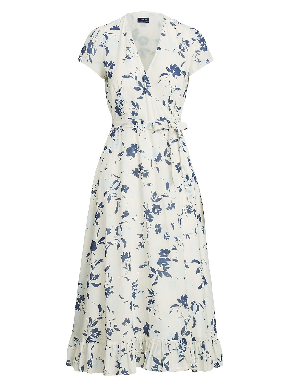 Floral-Print Cotton Wrap Dress | Saks Fifth Avenue