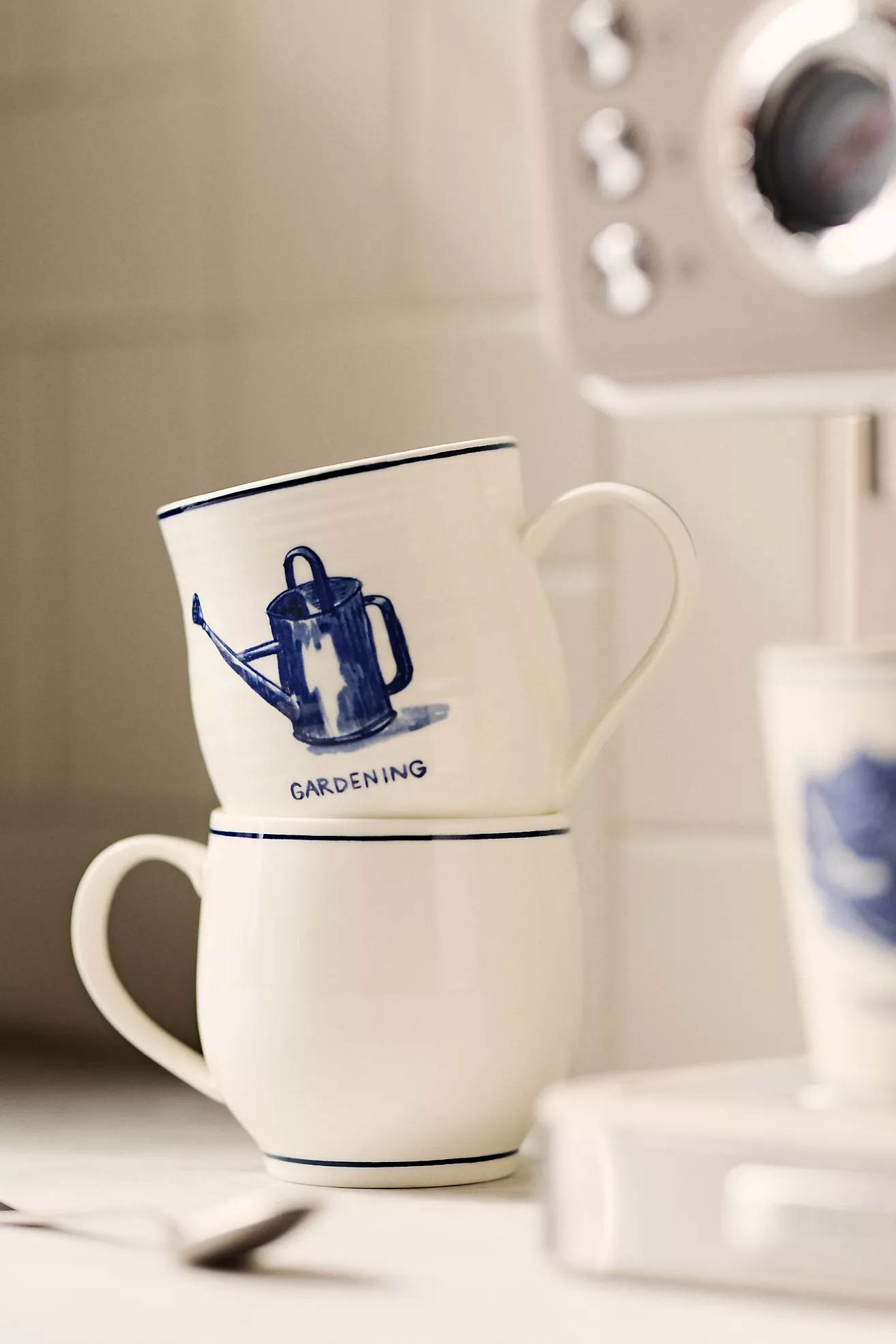 Molly Hatch Hobby Stoneware Mugs | Anthropologie (US)