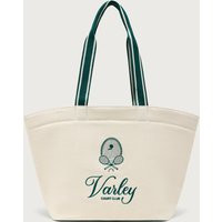 Robinson Canvas Club Tote Bag | Varley US, Ivory/ Forest / One Size | Varley US