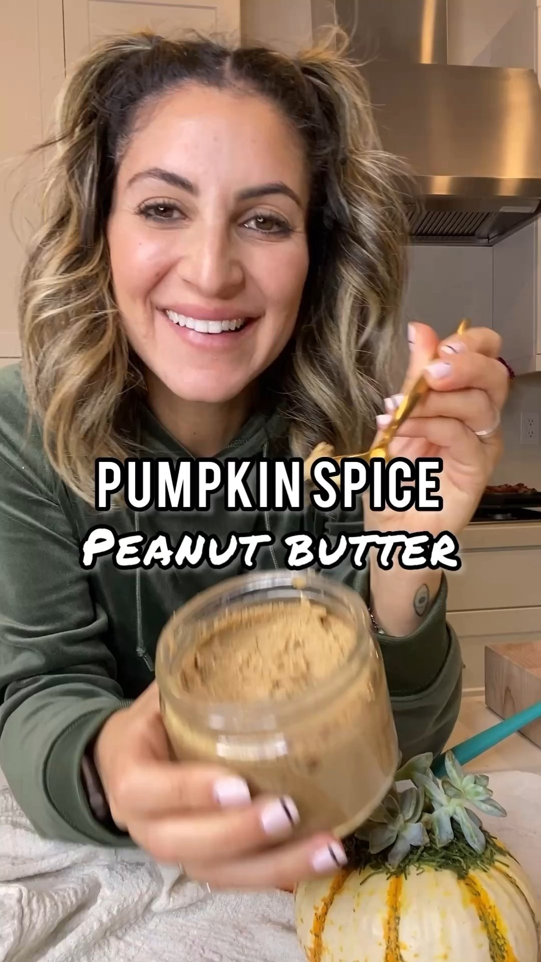 STOP WASTING MONEY ON STORE-BOUGHT FALL SNACKS! Here’s how to make my healthy, easy and quick pumpkin spice peanut butter with no seed oils, refined sugars or added fillers! 🥜🎃

2 cups roasted peanuts
1 tsp pumpkin pie spice
1 tsp vanilla extract
¼ tsp salt
2 tsp maple syrup

Roast the peanuts at 325F for 8 mins. Add peanuts to a high-powered blender or food processor. Blend until smooth and creamy (pause to scrape down sides as needed). Add pumpkin pie spice, vanilla, salt, and maple syrup. Blend again until fully combined. Taste and adjust (add more spice or sweetener if needed). Store in a jar in the fridge for up to 2 weeks!

#LTKKids #LTKFamily #LTKFallSale