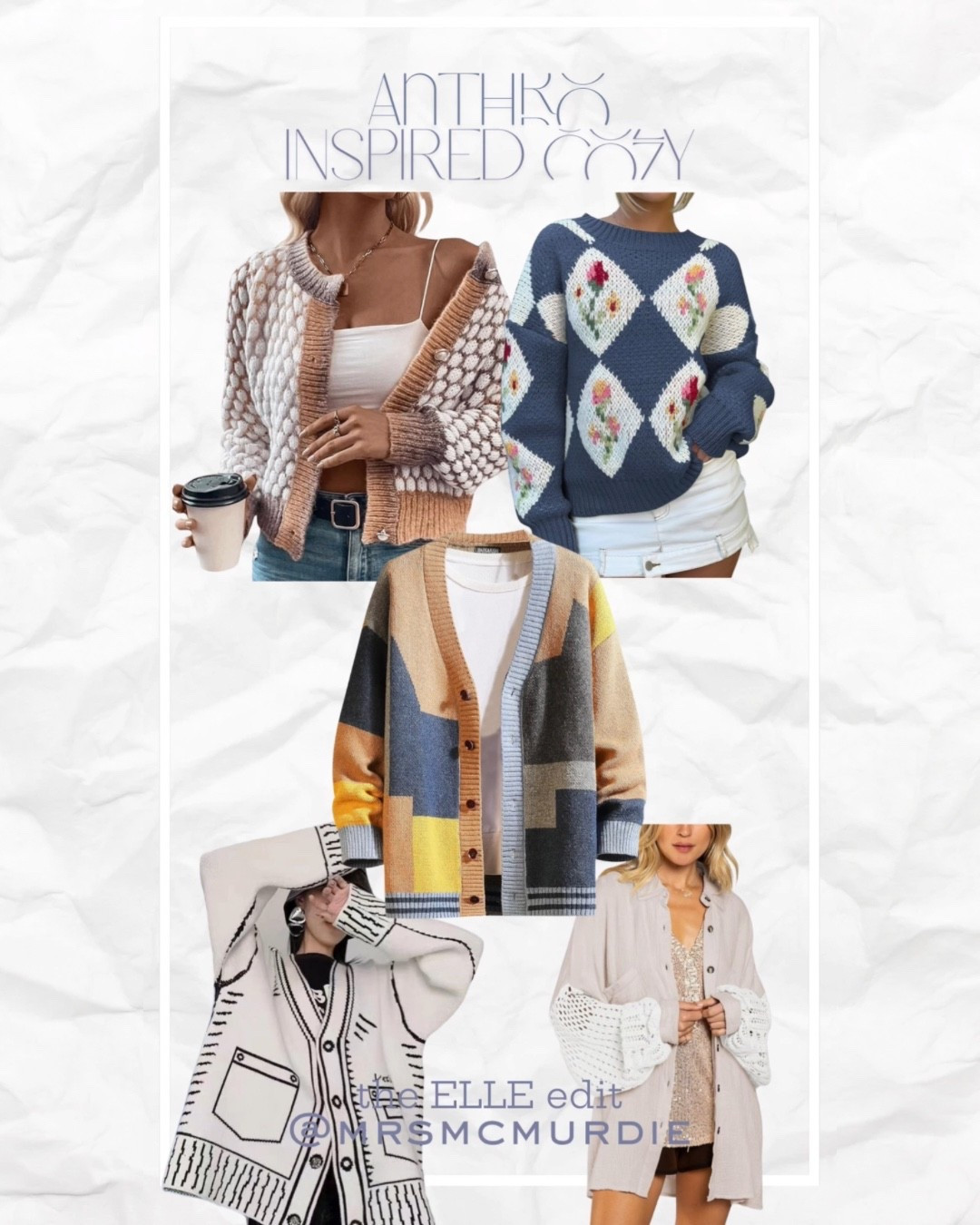 Layering season is officially in session and these Anthropologie-inspired cardis are bringing all the texture, whimsy, and warmth. I’ve linked each one for that perfect oversized, slightly quirky, totally cozy vibe. Fall just got even better. 🍂

#AnthroInspired #CozyLayers #CardiganSeason #LTKunder100 #FallFashion2025 #TheElleEdit #LTKfallstyle
