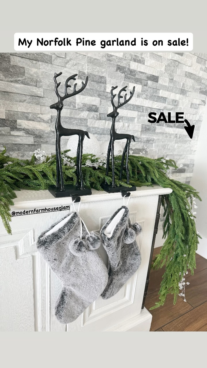 25% off with code WINTER25
My Norfolk Pine garland is on sale! This is my favorite garland, it looks and feels soft and natural. Christmas decor at Modern Farmhouse Glam. 
Thanks for shopping with my links, I appreciate it!

#LTKHome #LTKSaleAlert #LTKHoliday