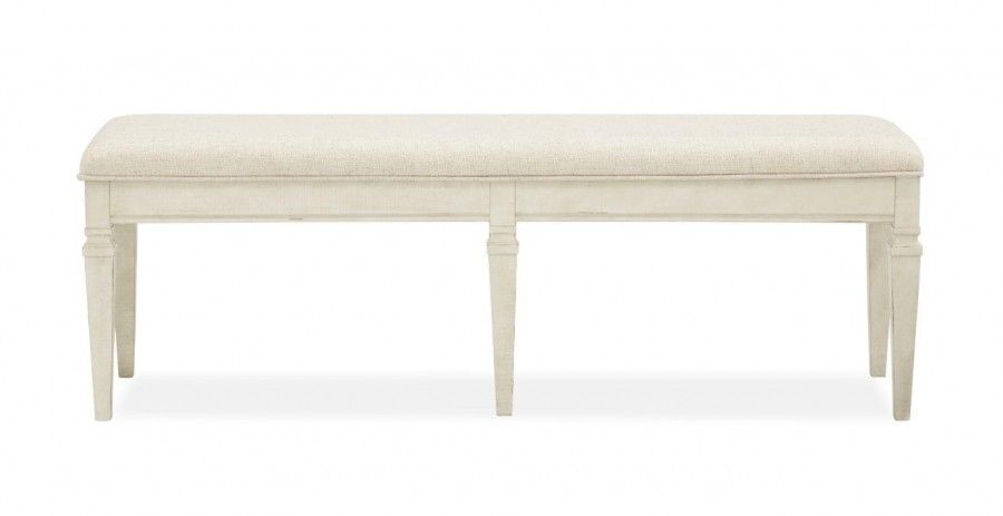 Newport Wood Bench With Upholstered Seat | 1stopbedrooms