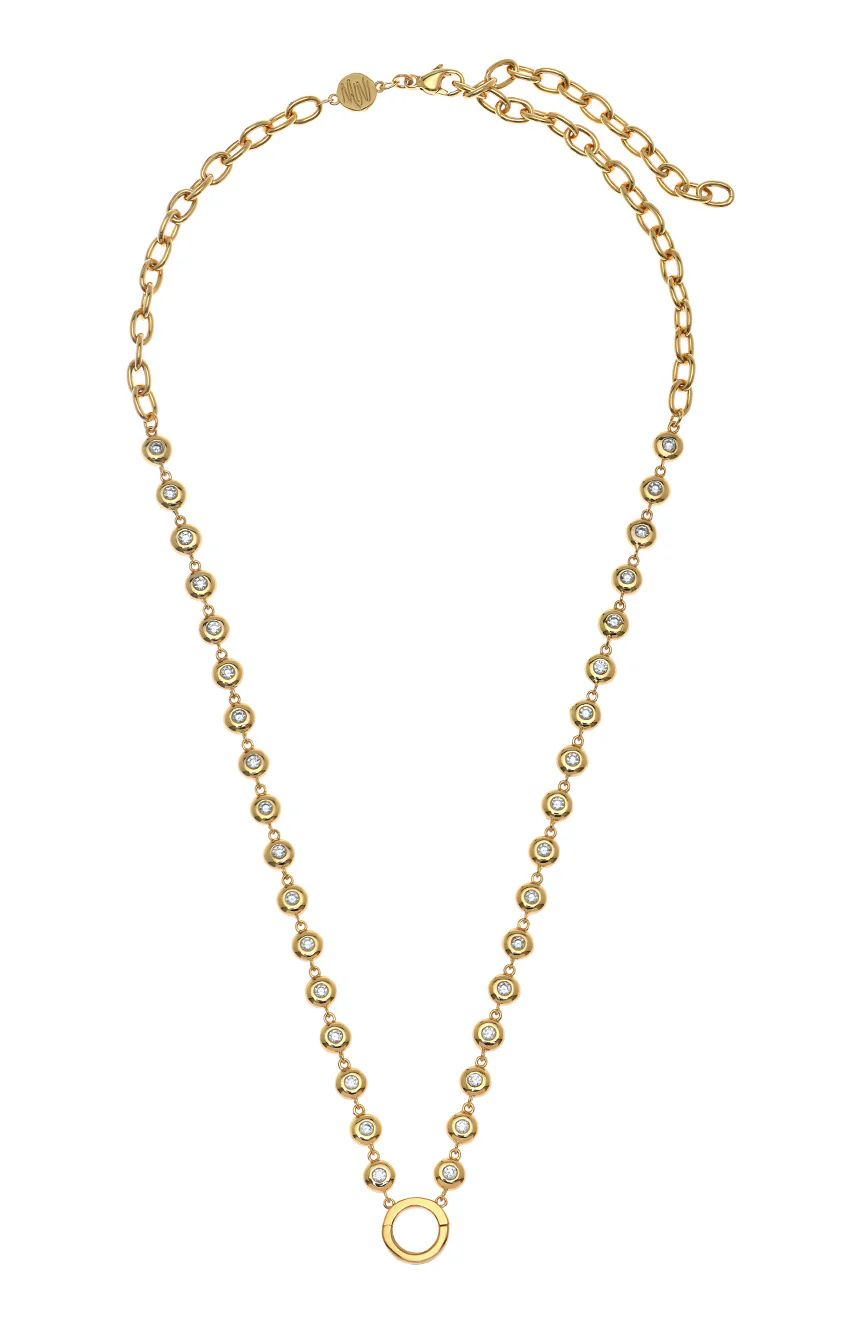 Bezel Charm Necklace | Goldbug Collection
