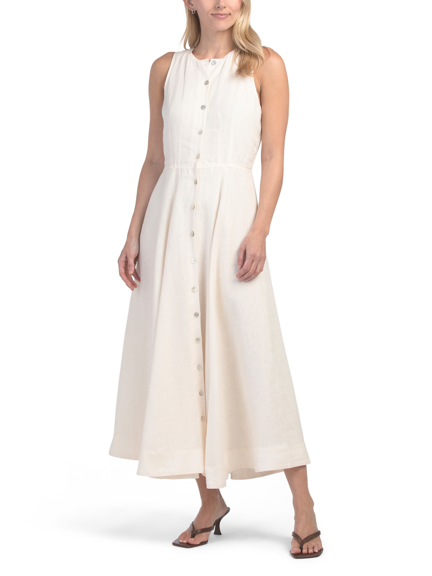 Linen Midi Dress | TJ Maxx