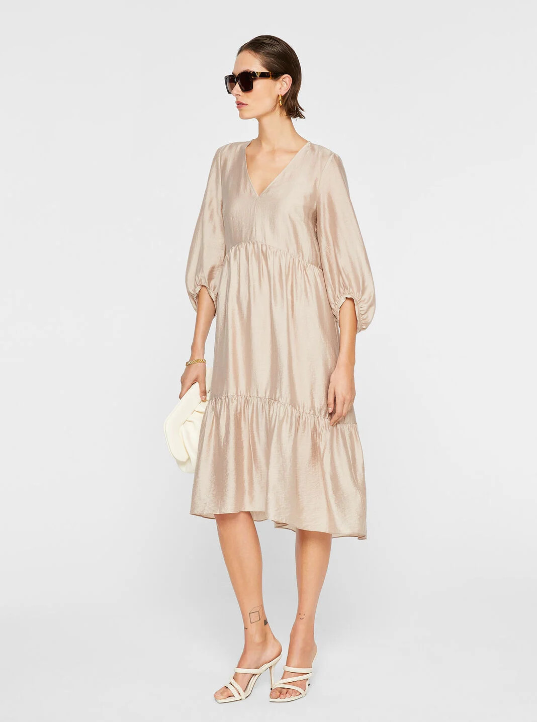 Easy Midi Tiered Dress | Club Monaco (Global)