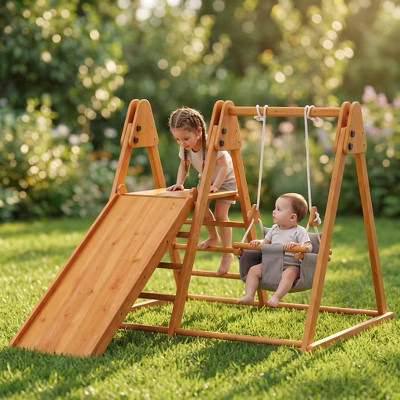Avenlur Juniper - Real Wood Folding Playset For Indoor and Outdoor Use | Target