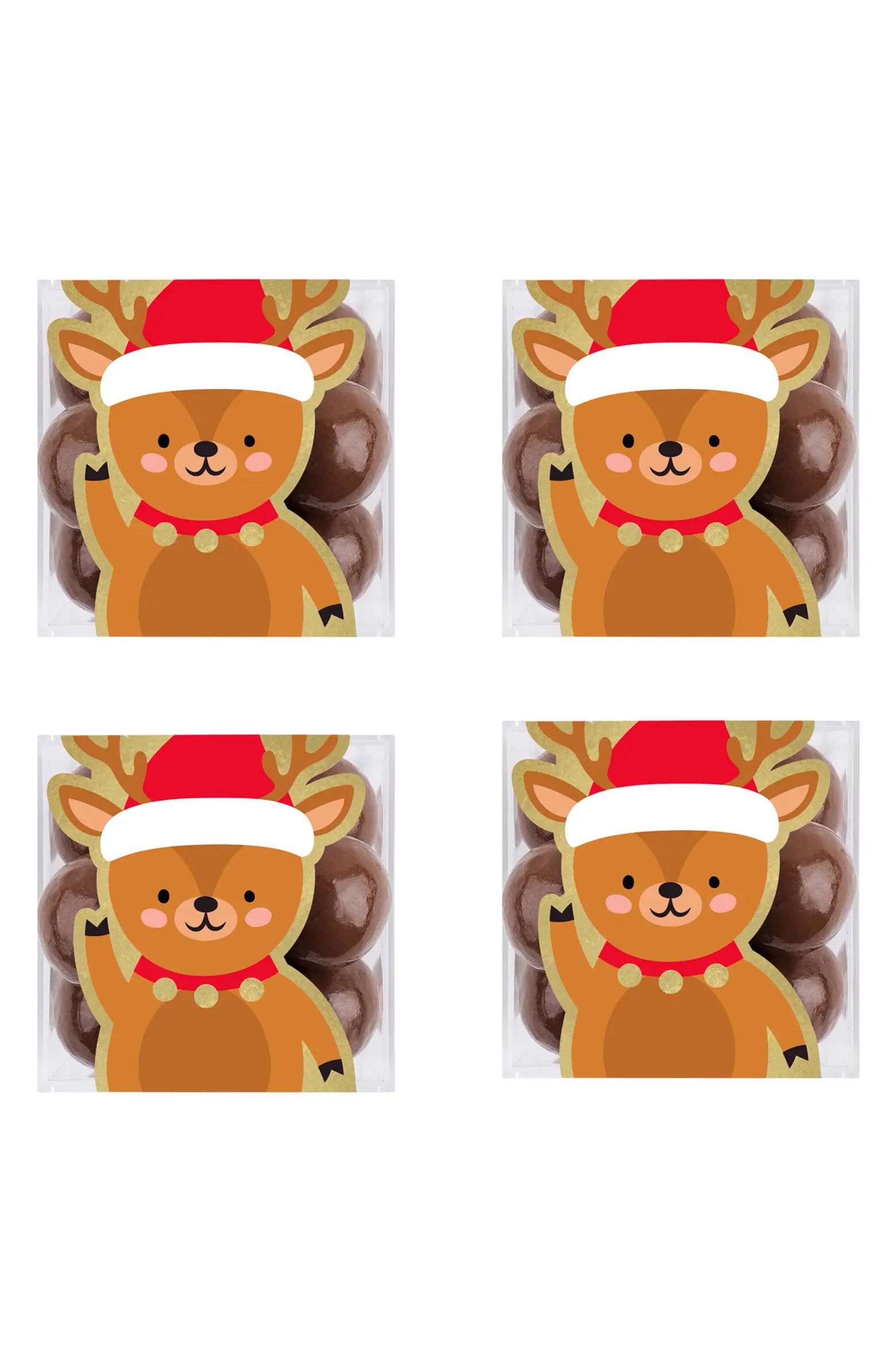 sugarfina 4-Pack Chocolate Reindeer Sparkle Pop Cubes | Nordstrom | Nordstrom