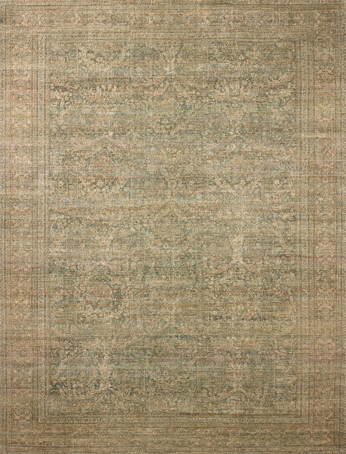 Loloi Magnolia Home Oakley OKY-06 Lagoon/Rust 8'-6" x 11'-6" Area Rug | Amazon (US)