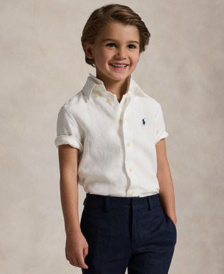 Toddler and Little Boys Short-Sleeve Shirt | Macy's