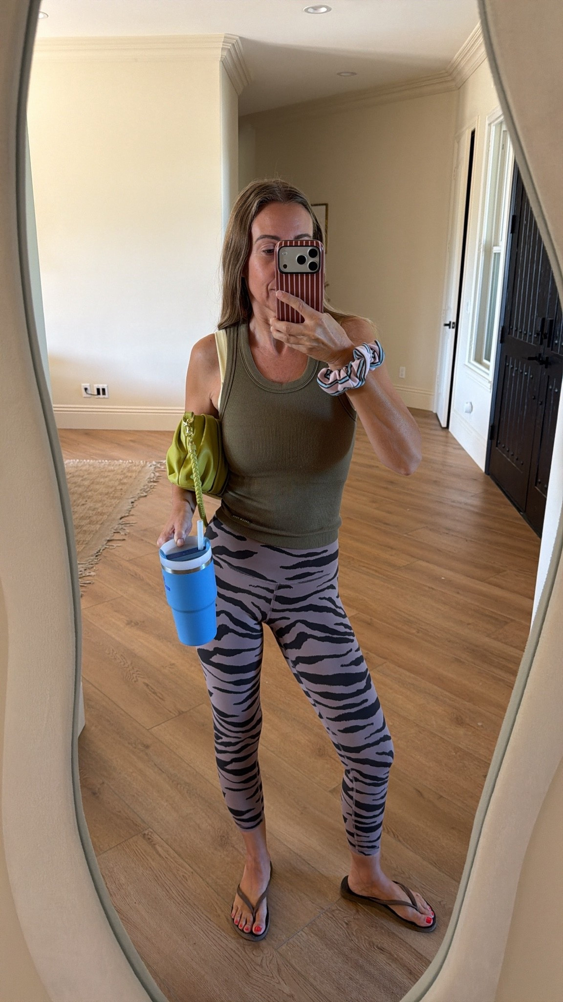 Workout outfit 
Zebra leggings size xs petite for shorter length
Tank top old so linked similar
Bra top size xs

#LTKootd #LTKfitnessgoals #LTKActive