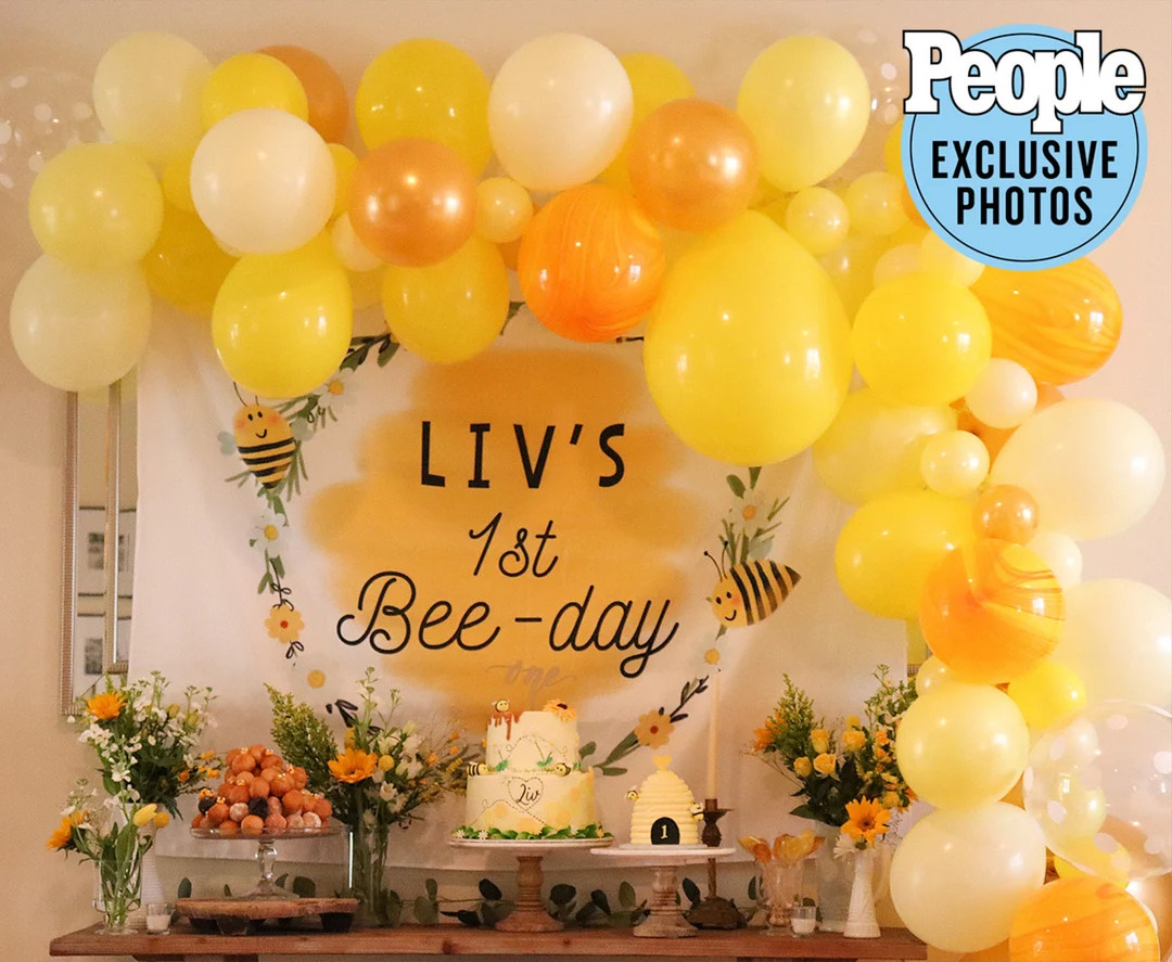 Bee Day Backdrop, 1st Birthday Party Banner, Bee Birthday Party Decorations, Bumble Bee Theme Fir... | Etsy (US)