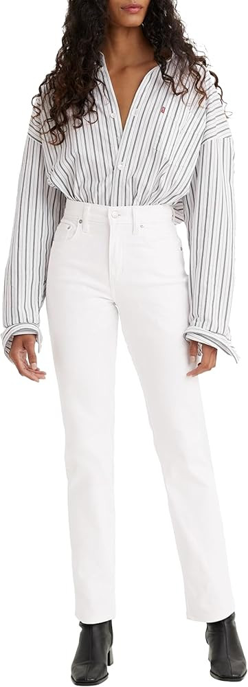 Levi's Women's 724 High Rise Straight Jeans | Amazon (UK)