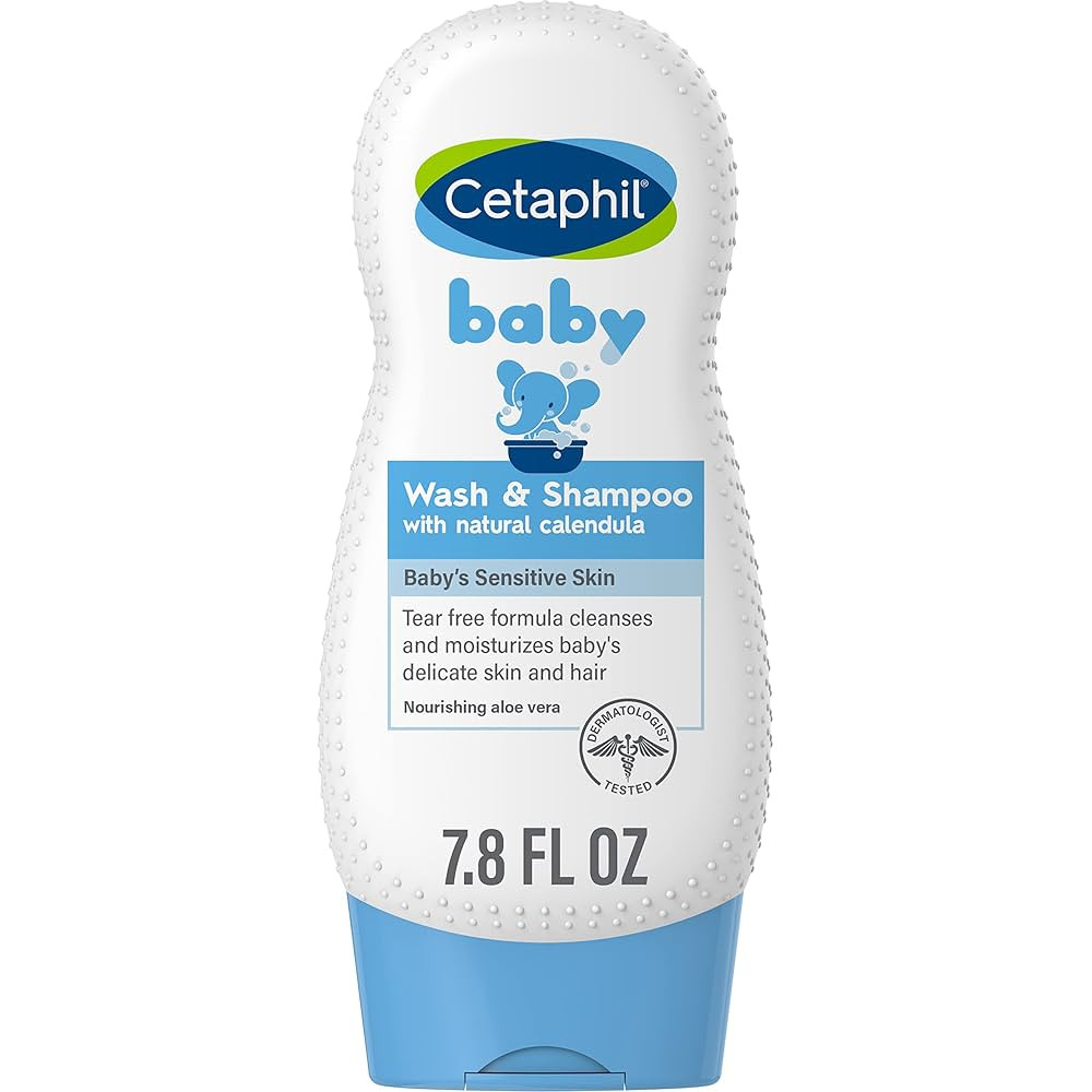 Cetaphil Baby Shampoo and Body Wash with Organic Calendula, Tear Free, Hypoallergenic, Ideal for ... | Amazon (US)