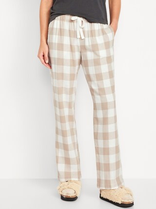 Mid-Rise Flannel Pajama Pants for Women | Old Navy (CA)