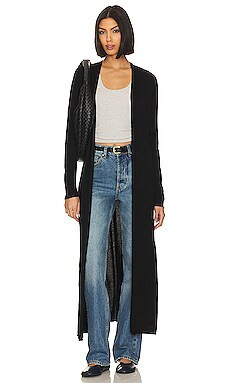 Splendid Niamh Long Cardigan in Black from Revolve.com | Revolve Clothing (Global)