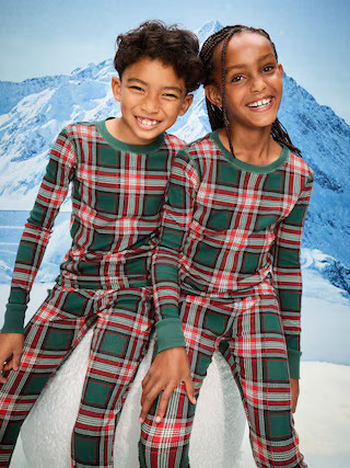 Gender-Neutral Snug-Fit Graphic Pajama Set for Kids | Old Navy (US)