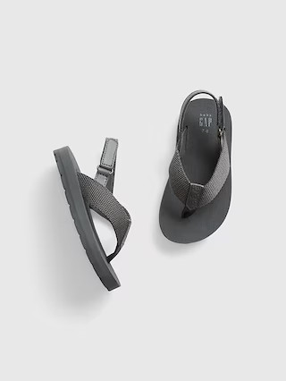 Toddler Canvas Strap Flip Flops | Gap (US)
