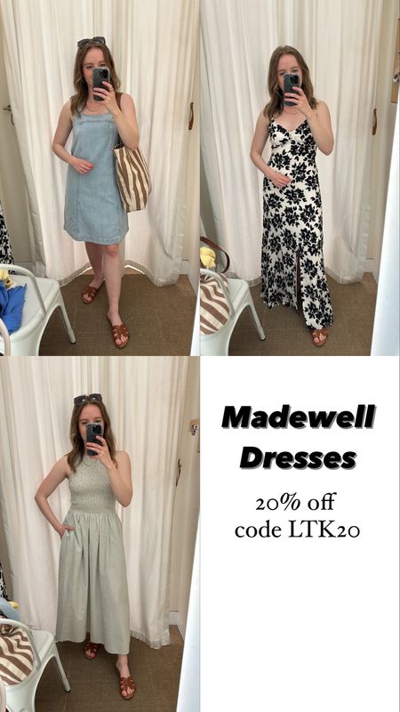 Madewell dresses 20% off code LTK20
00 denim dress
00 floral dress
0 smocked maxi


#LTKxMadewell