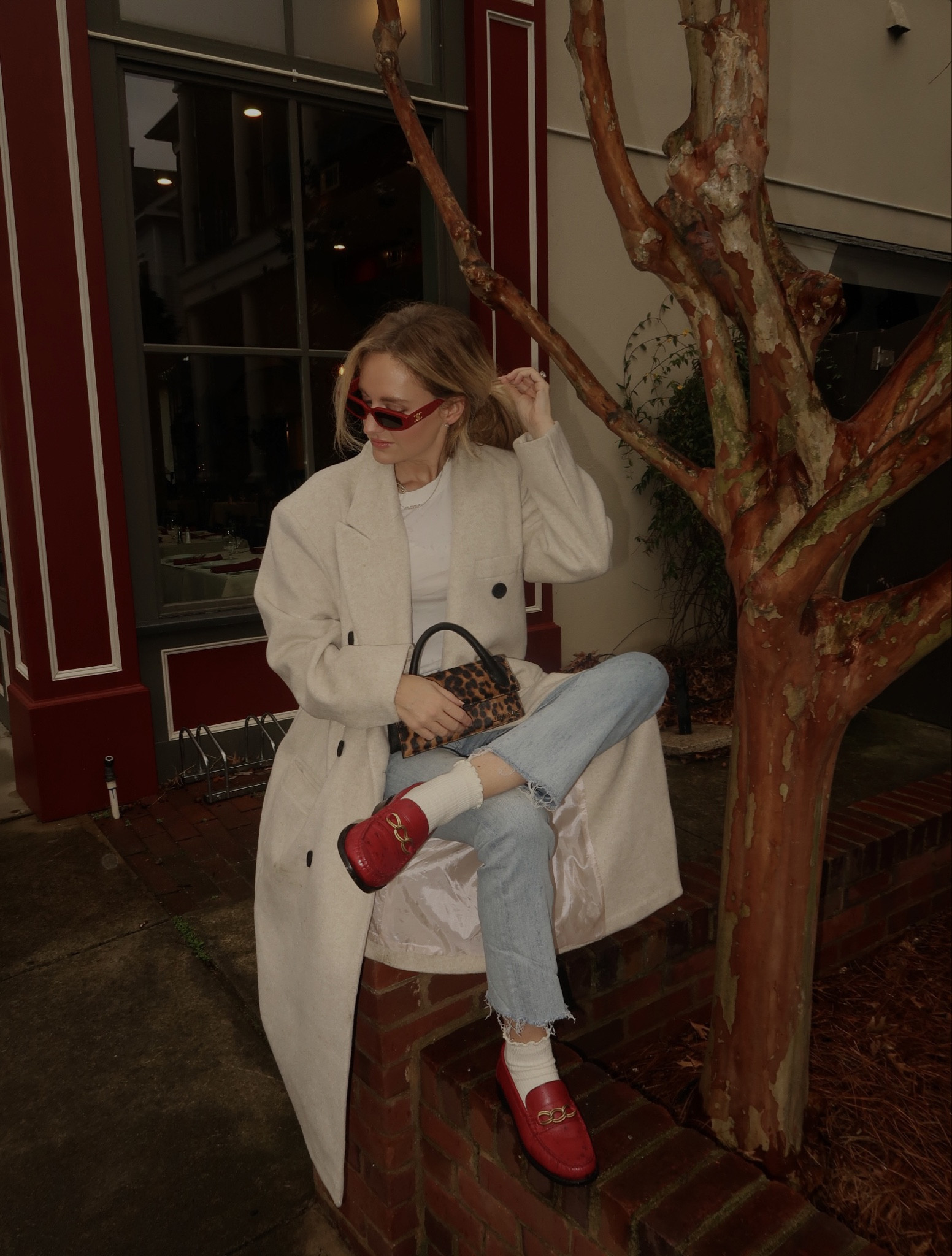 red + leopard 

#LTKshoecrush #LTKstyletip #LTKSeasonal