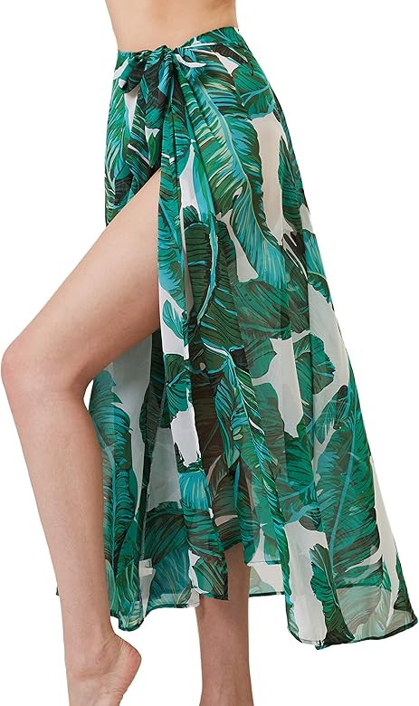 Soul Young Women's Sarong Swimsuit Cover Up Beach Wraps Skirts Bikini Coverup for Summer | Amazon (US)